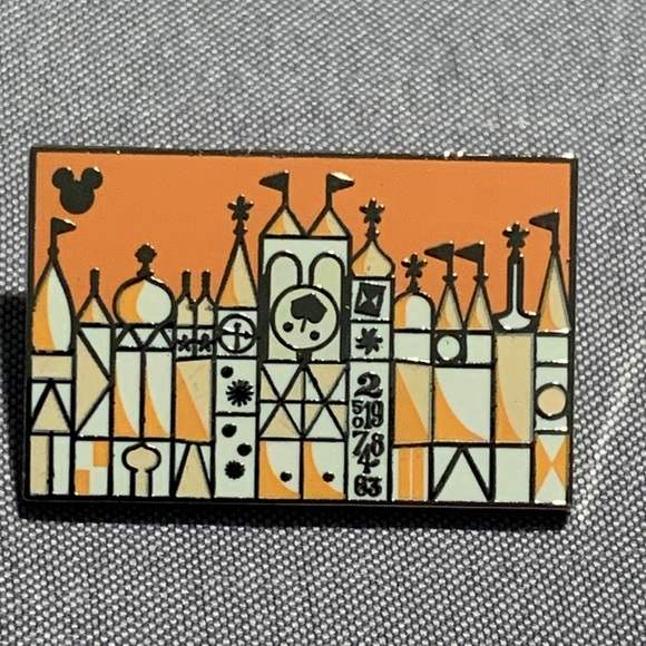 Disney Jewelry - DISNEY HIDDEN MICKEY PIN 2019 STYLIZED ATTRACTIONS - IT'S A SMALL WORLD